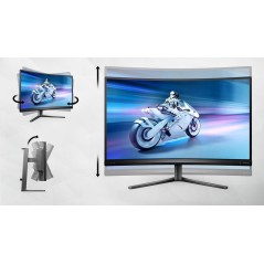 Philips Evnia 5000 32M1C5200W 32" Full HD HDMI DisplayPort 240Hz Monitor - Stunning Visuals & Ultra-Smooth Performance!